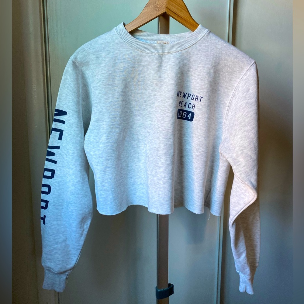Brandy Melvile Crop Sweatshirt